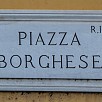 Foto: Targa - Piazza Fontanella Borghese (Roma) - 3